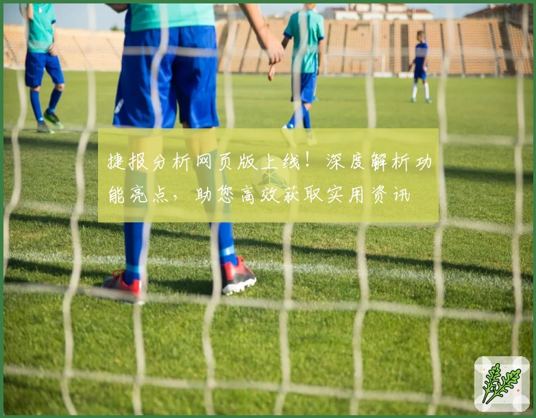 捷报分析网页版上线!深度解析功能亮点,助您高效获取实用资讯
